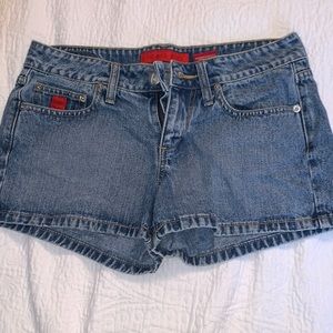 Bongo medium wash jean shorts